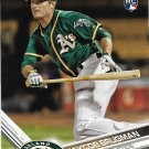 Jaycob Brugman 2017 Topps Update Rookie #US187 Oakland Athletics Baseball Card