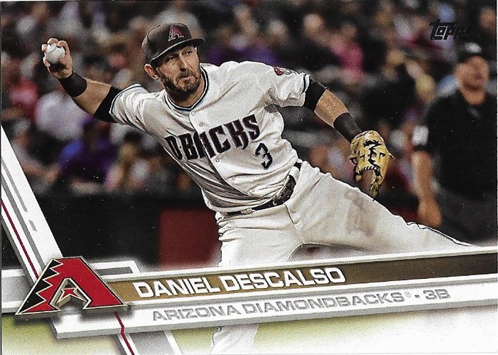 Daniel Descalso 2017 Topps Update #US251 Arizona Diamondbacks Baseball Card