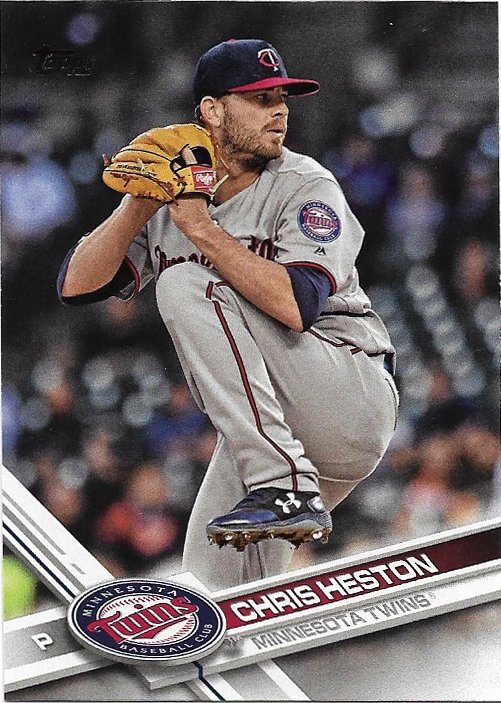 Chris Heston 2017 Topps Update #US204 Minnesota Twins Baseball Card