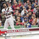 Hanley Ramirez 2017 Topps #508 Boston Red Sox Baseball Card