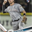 J.T. Riddle 2017 Topps Update Rookie #US159 Miami Marlins Baseball Card