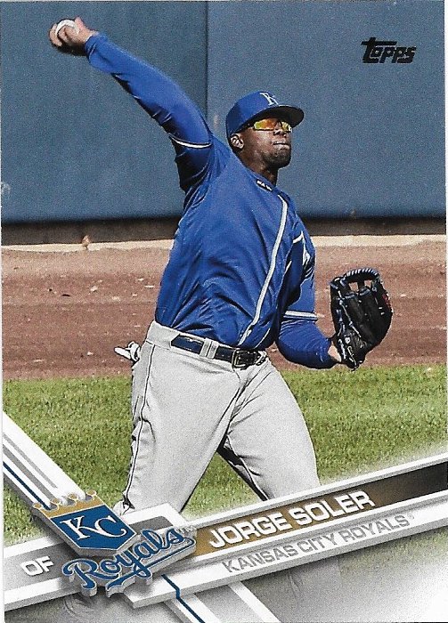 Jorge Soler 2017 Topps Update #US88 Kansas City Royals Baseball Card