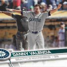 Danny Valencia 2017 Topps #499 Seattle Mariners Baseball Card