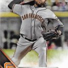 Johnny Cueto 2016 Topps #416 San Francisco Giants Baseball Card