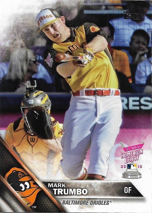 Mark Trumbo 2016 Topps Update #US118 Baltimore Orioles Baseball Card