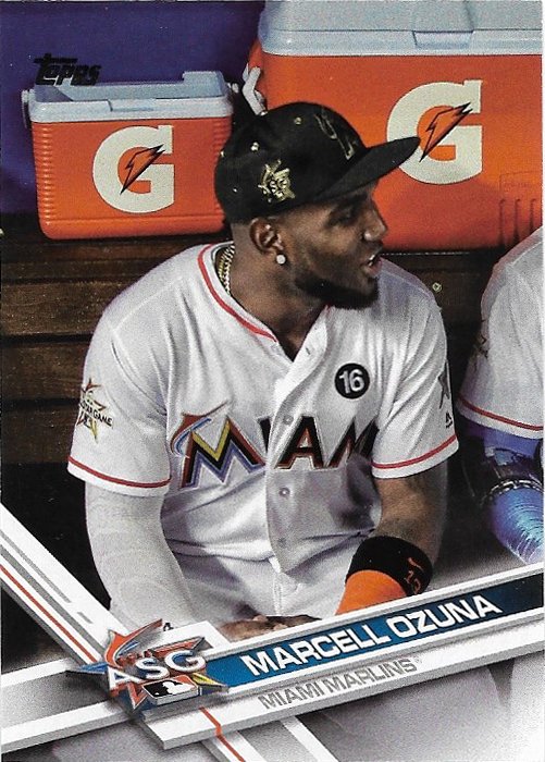Marcell Ozuna 2017 Topps Update #US232 Miami Marlins Baseball Card