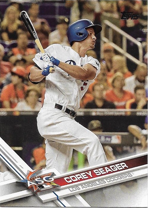 Corey Seager 2017 Topps Update #US110 Los Angeles Dodgers Baseball Card
