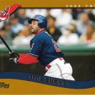 Ellis Burks 2002 Topps #140 Cleveland Indians Baseball Card