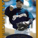 Dionys Cesar 2002 Topps Rookie #316 Milwaukee Brewers Baseball Card