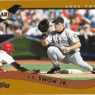 J.T. Snow 2002 Topps #74 San Francisco Giants Baseball Card