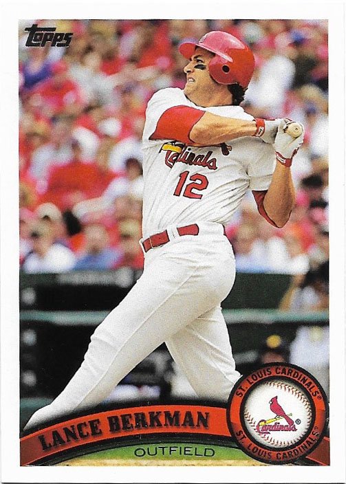 Lance Berkman 2011 Topps Update #US330 St. Louis Cardinals Baseball Card