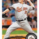 Zach Britton 2011 Topps Update Rookie Debut #US228 Baltimore Orioles Baseball Card
