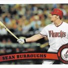 Sean Burroughs 2011 Topps Update #US290 Arizona Diamondbacks Baseball Card