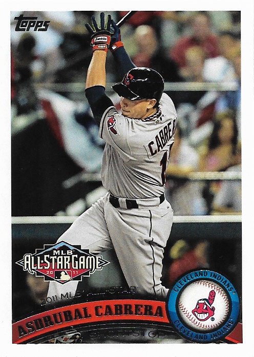 Asdrubal Cabrera 2011 Topps Update #US229 Cleveland Indians Baseball Card