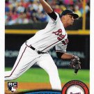 Randall Delgado 2011 Topps Update Rookie #US22 Atlanta Braves Baseball Card