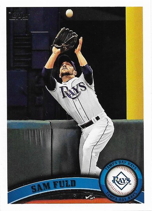 Sam Fuld 2011 Topps Update #US267 Tampa Bay Rays Baseball Card