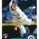 Charlie Furbush 2011 Topps Update Rookie #US173 Seattle Mariners Baseball Card