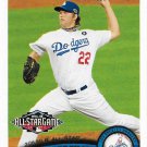 Clayton Kershaw 2011 Topps Update #US140 Los Angeles Dodgers Baseball Card