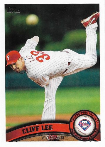 Cliff Lee 2011 Topps Update #US100 Philadelphia Phillies Baseball Card