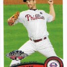 Cliff Lee 2011 Topps Update #US154 Philadelphia Phillies Baseball Card Cliff Lee 2011 Topps Update #US154 Philadelphia Phillies Baseball Card