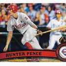 Hunter Pence 2011 Topps Update #US92 Philadelphia Phillies Baseball Card Hunter Pence 2011 Topps Update #US92 Philadelphia Phillies Baseball Card