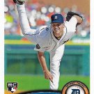 Jacob Turner 2011 Topps Update Rookie #US174 Detroit Tigers Baseball Card