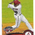 Justin Upton 2011 Topps Update #US316 Arizona Diamondbacks Baseball Card