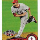 Jordan Walden 2011 Topps Update #US146 Los Angeles Angels Baseball Card