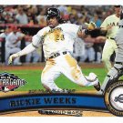 Rickie Weeks 2011 Topps Update #US49 Milwaukee Brewers Baseball Card