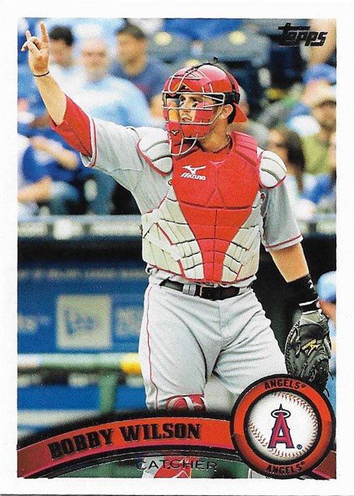 Bobby Wilson 2011 Topps Update #US187 Los Angeles Angels Baseball Card