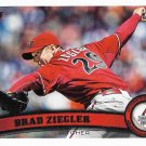 Brad Ziegler 2011 Topps Update #US170 Arizona Diamondbacks Baseball Card