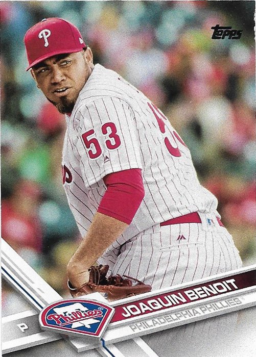 Joaquin Benoit 2017 Topps Update #US72 Philadephia Phillies Baseball Card