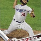 Kenley Jansen 2017 Topps Update #US202 Los Angeles Dodgers Baseball Card