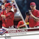 Andrew Knapp, Ben Lively 2017 Topps Update Rookie #US160 Philadelphia Phillies Baseball Card