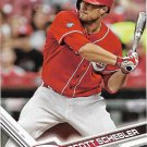 Scott Schebler 2017 Topps #310 Cincinnati Reds Baseball Card