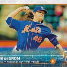 Jacob deGrom 2015 Topps #387 New York Mets Baseball Card Jacob deGrom 2015 Topps #387 New York Mets Baseball Card