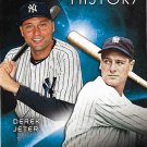 Derek Jeter, Lou Gehrig Eclipsing History #EH-9 New York Yankees Baseball Card