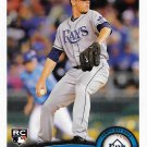 Jeremy Hellickson 2011 Topps Rookie #165 Tampa Bay Rays Baseball Card
