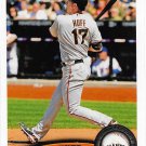 Aubrey Huff 2011 Topps #107 San Francisco Giants Baseball Card