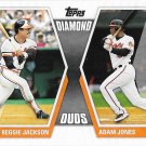 Reggie Jackson, Adam Jones 2011 Topps Diamond Duos #DD-JJ Baltimore Orioles Baseball Card