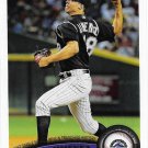 Ubaldo Jimenez 2011 Topps #141 Colorado Rockies Baseball Card
