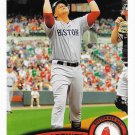 Victor Martinez 2011 Topps #218 Boston Red Sox Baseball Card