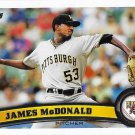 James McDonald 2011 Topps #73 Pittsburgh Pirates Baseball Card