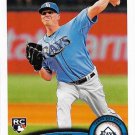 Jake McGee 2011 Topps Rookie #268 Tampa Bay Rays Baseball Card