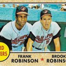 Frank Robinson, Brooks Robinson 2011 Topps '60 Years of Collecting' #60YOT-17 Orioles Baseball Card