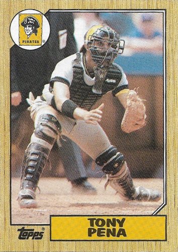 Tony Pena 1987 Topps #60 Pittsburgh Pirates Baseball Card