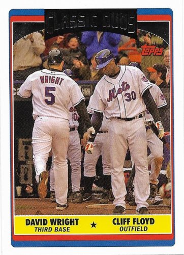 David Wright-Cliff Floyd 2006 Topps Updates & Highlights #UH327 New York  Mets Baseball Card