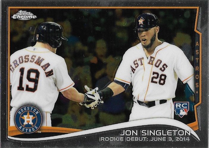 Jon Singleton 2014 Topps Update Mega Box Chrome Rookie #MB-50 Houston Astros Baseball Card