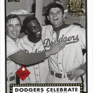 Pee Wee Reese, Jackie Robinson 2002 Topps '52 World Series Highlights #52WS-3 Dodgers Baseball Card Pee Wee Reese, Jackie Robinson 2002 Topps '52 World Series Highlights #52WS-3 Dodgers Baseball Card