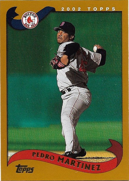 Pedro Martinez 2002 Topps #1 Boston Red Sox Baseball Card